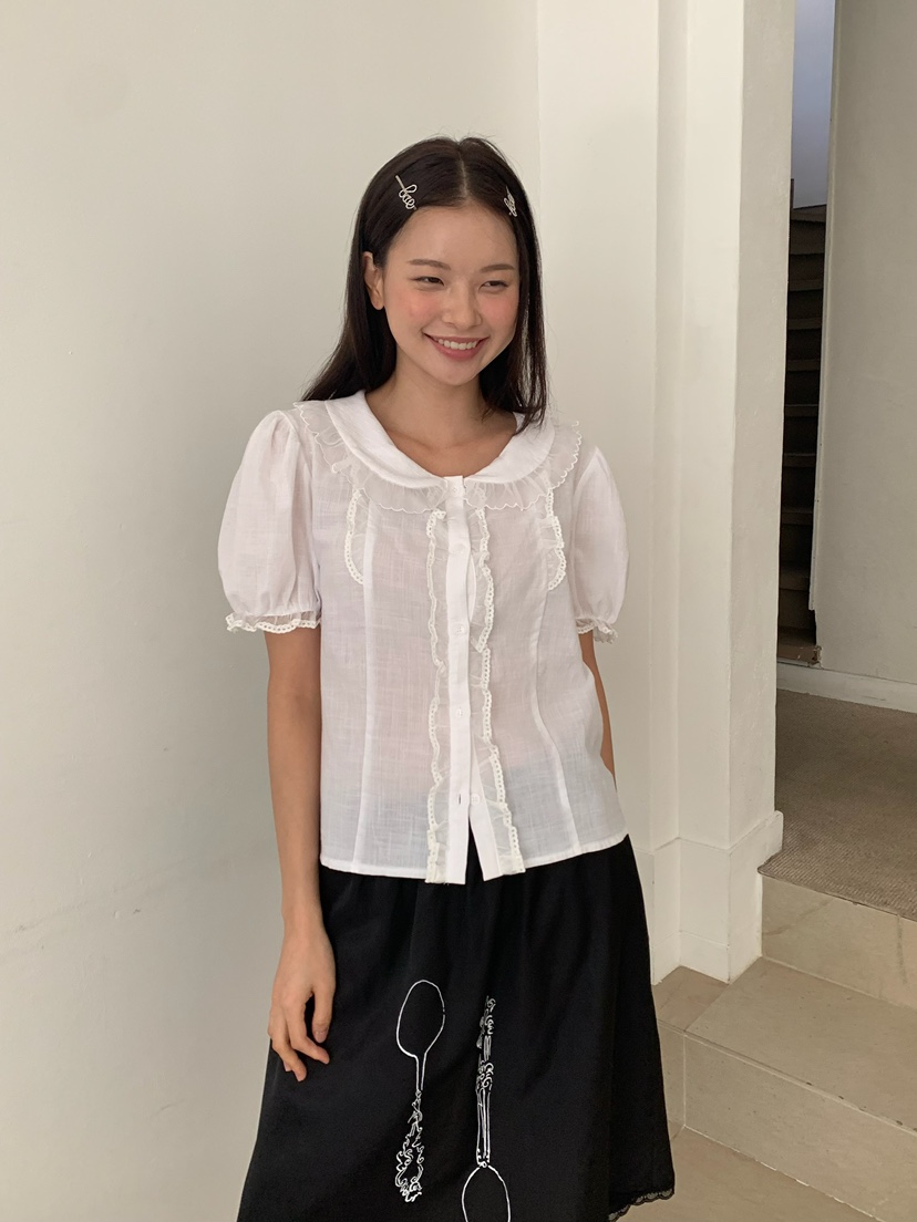 LOVE MY SANTA韓國直郵㊣女士新款職業熱賣25春夏半身裙中短裙Santa/LOVE MY SANTA半身裙/中短裙