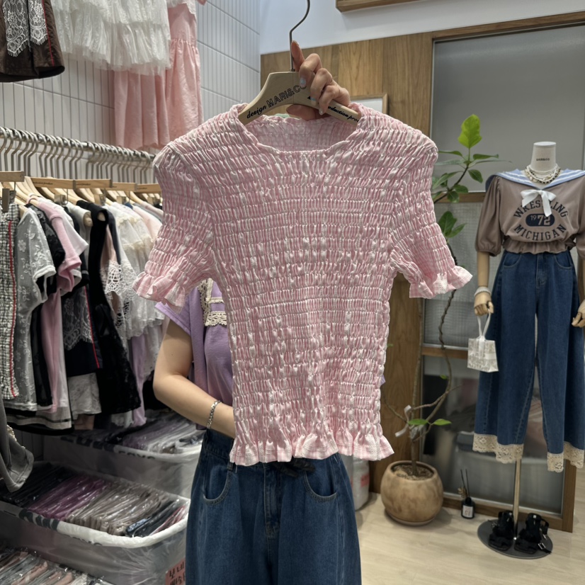 MARI CO東大門㊣直郵女裝新品人氣熱賣休閑推薦真品時尚T恤MARI COT恤圖色2