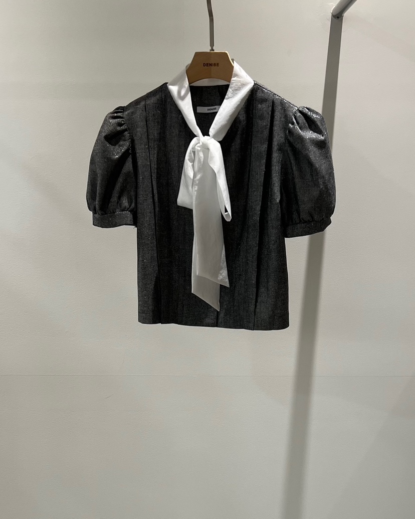DENISE東大門㊣實拍女士新款人氣職業真品推薦休閑襯衫蕾絲衫DENISE襯衫/蕾絲衫圖色1