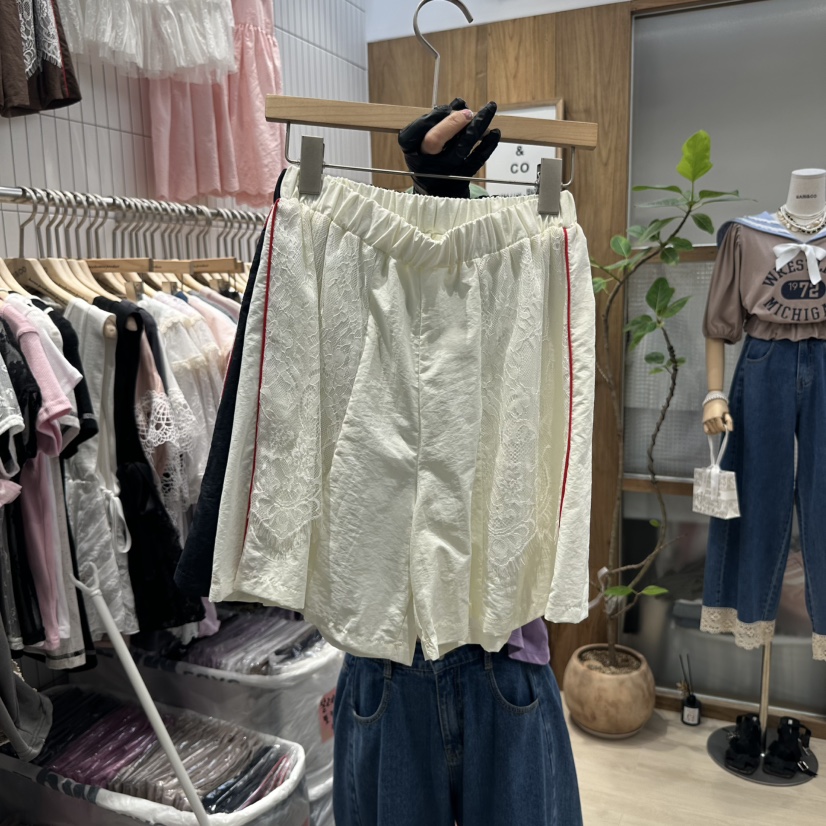 MARI CO韓國直郵㊣女士新款時尚推薦25春夏休閑熱賣短褲流蘇MARI CO短褲圖色3