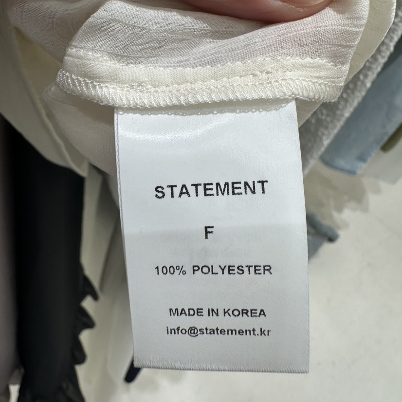 STATEMENT韓國代購㊣女裝新品休閑25春夏人氣真品熱賣連衣裙STATEMENT連衣裙