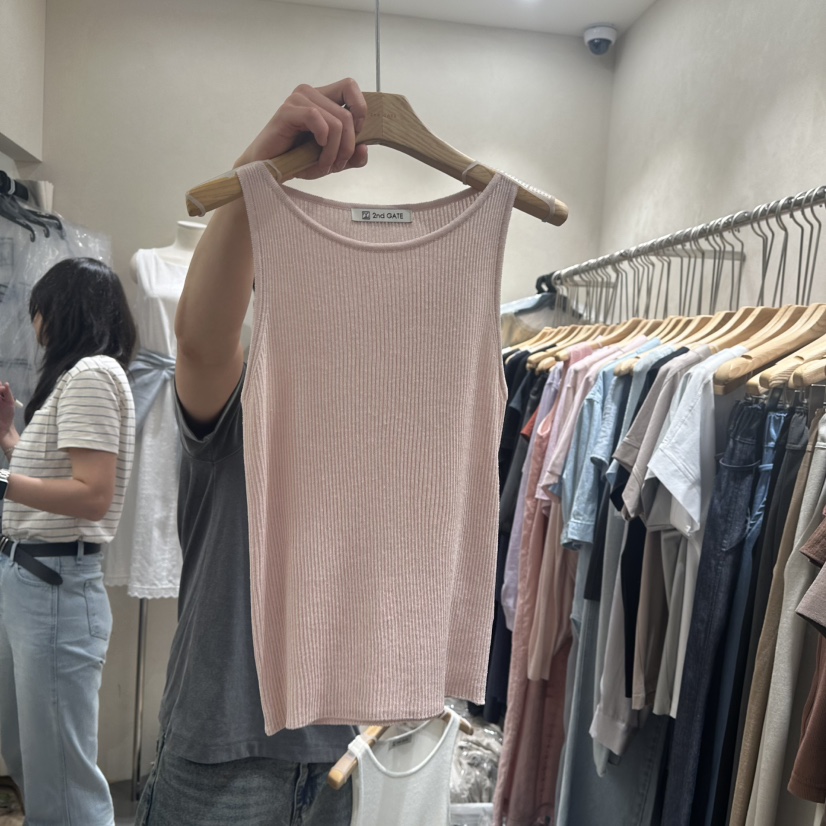 2ND GATE韓國代購㊣女裝新款熱賣時尚人氣真品職業吊帶背心2ND GATE吊帶/背心圖色2