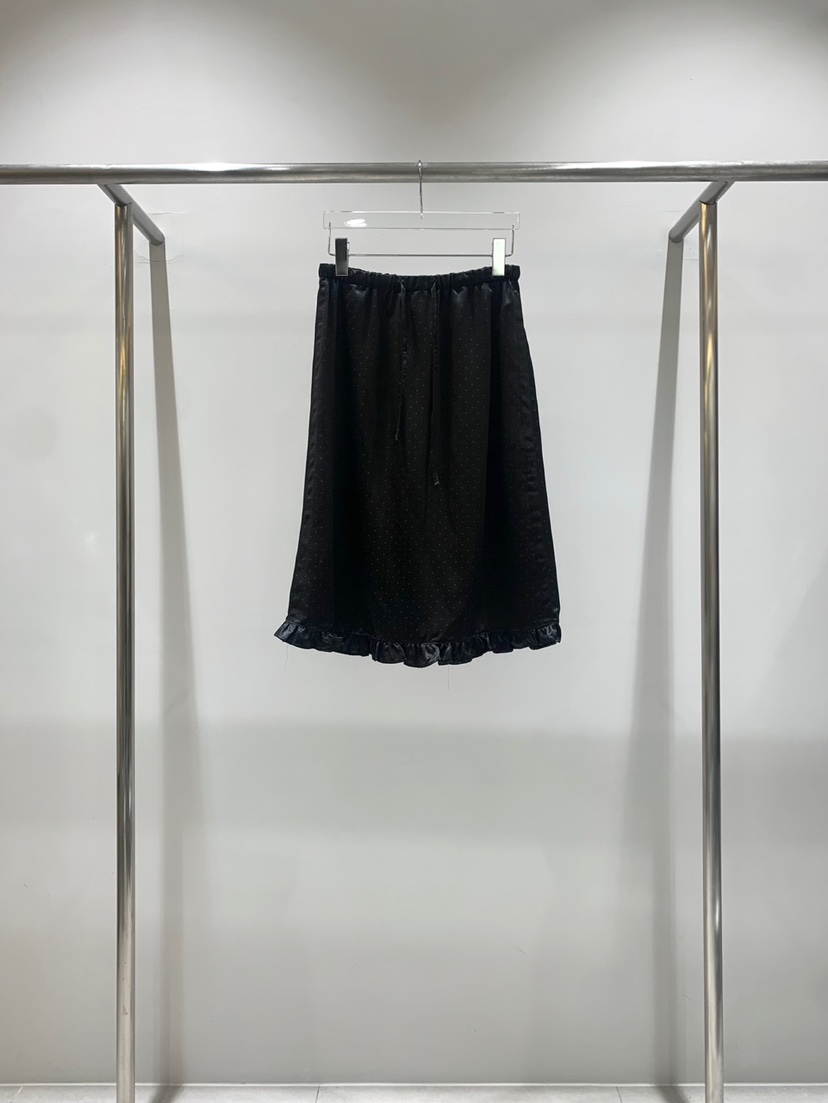 CESTLAVIE韓國代購㊣女士新款真品人氣職業長裙荷葉邊圓點裙CESTLAVIE長裙圖色2