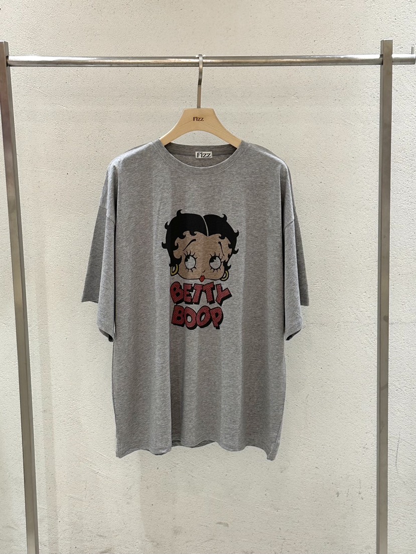 FIZZ韓國直郵㊣女士新品真品熱賣休閑推薦職業人氣25春夏T恤FIZZT恤圖色2