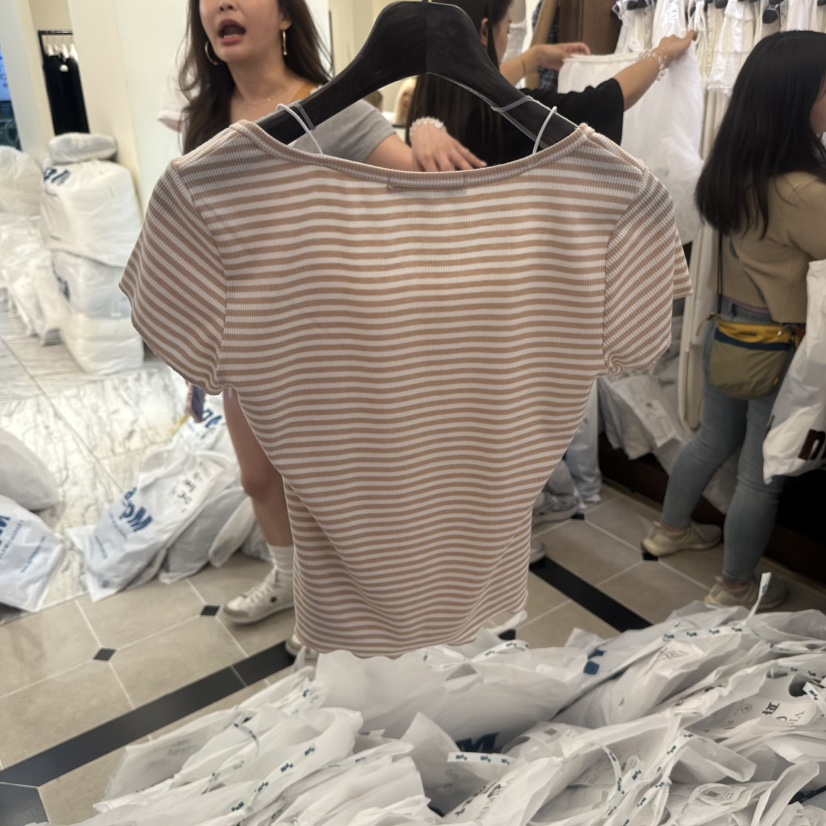 VIRKIN韓國直郵㊣女裝新品時尚職業推薦25春夏人氣真品休閑T恤VIRKINT恤