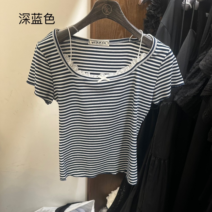 VIRKIN韓國直郵㊣女裝新品時尚職業推薦25春夏人氣真品休閑T恤VIRKINT恤圖色4