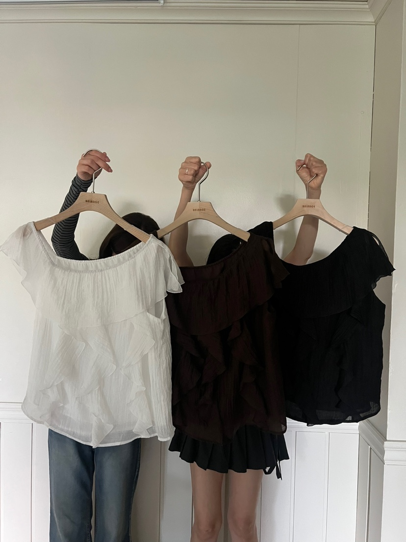 BALANCE東大門㊣代購女士新品時尚職業人氣休閑25春夏襯衫蕾絲衫BALANCE襯衫/蕾絲衫