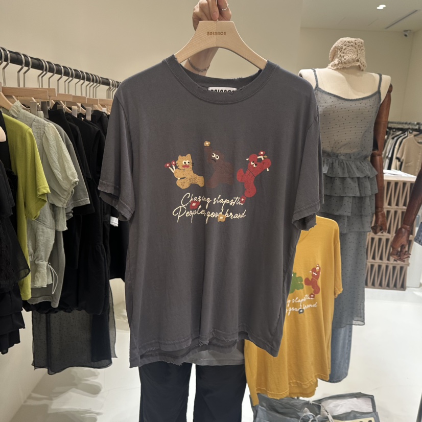 BALANCE韓國直郵㊣女士新品熱賣推薦人氣真品職業休閑時尚T恤BALANCET恤圖色3