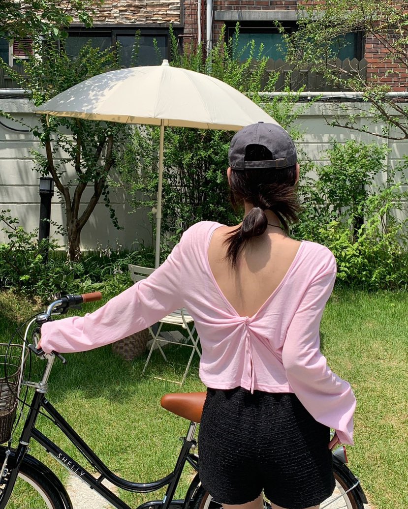 REVE CITE-L韓國直郵㊣女裝新品職業人氣熱賣推薦長袖T恤REVE CITE長袖T恤