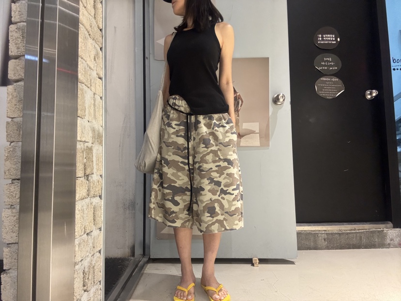 FRANC—L韓國代購㊣女裝新款休閑時尚25春夏人氣真品熱賣短褲FRANC短褲