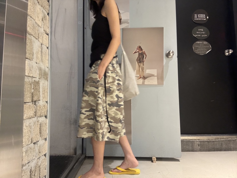 FRANC—L韓國代購㊣女裝新款休閑時尚25春夏人氣真品熱賣短褲FRANC短褲