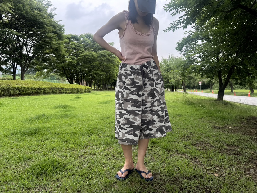 FRANC—L韓國代購㊣女裝新款休閑時尚25春夏人氣真品熱賣短褲FRANC短褲