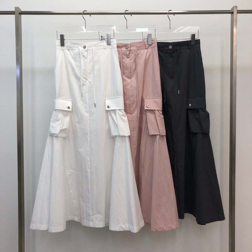 REVE CITE-L東大門㊣直郵女士新款真品推薦休閑職業長裙口袋REVE CITE長裙