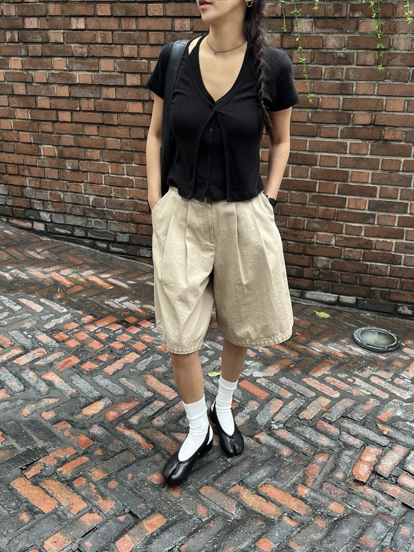 SUNDER MARKET韓國代購㊣女裝新品真品人氣時尚T恤掛脖開衫SUNDER MARKETT恤