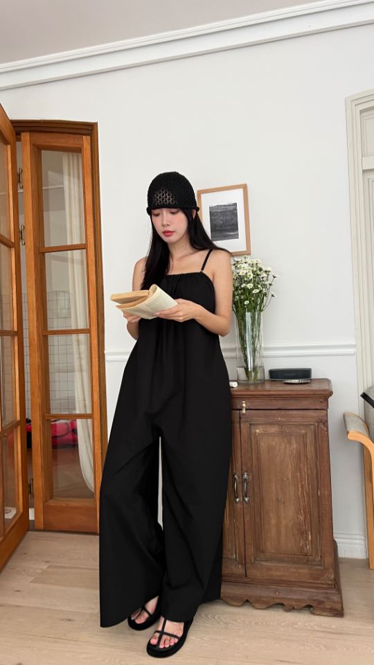 HEY/TO SEWING東大門㊣代購女裝新品時尚真品25春夏連體褲BY HEY/TO SEWING連體褲圖色2