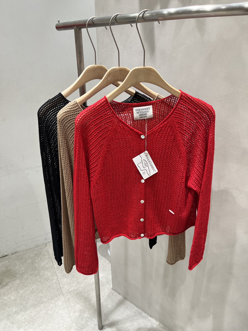 EVERCOMMERCE METICULOUSLY DESIGNED韓國代購㊣女裝新款職業針織衫EVERCOMMERCE METICULOUSLY DESIGNED針織衫