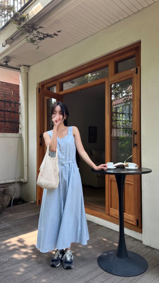 HEY/TO SEWING東大門㊣直郵女裝新款推薦25春夏連衣裙含腰帶BY HEY/TO SEWING連衣裙
