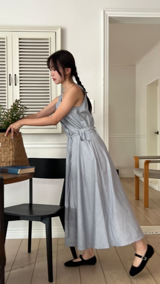 HEY/TO SEWING東大門㊣直郵女裝新款推薦25春夏連衣裙含腰帶BY HEY/TO SEWING連衣裙