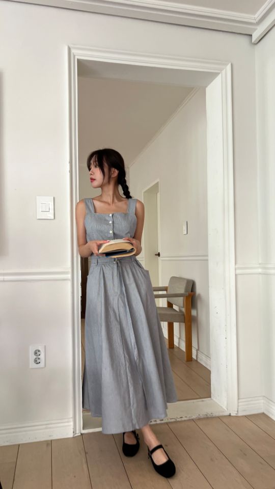 HEY/TO SEWING東大門㊣直郵女裝新款推薦25春夏連衣裙含腰帶BY HEY/TO SEWING連衣裙
