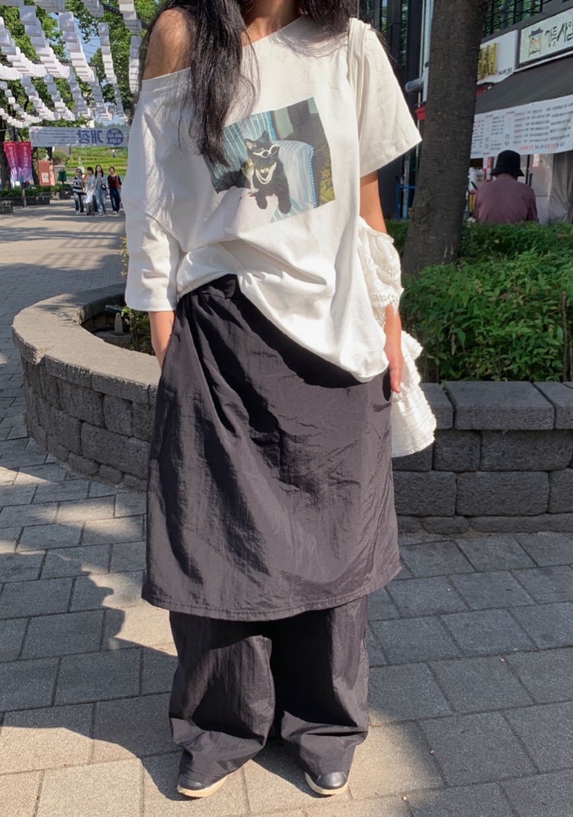 BYRING韓國直郵㊣女士新款推薦時尚人氣熱賣休閑職業25春夏裙褲BYRING裙褲圖色2