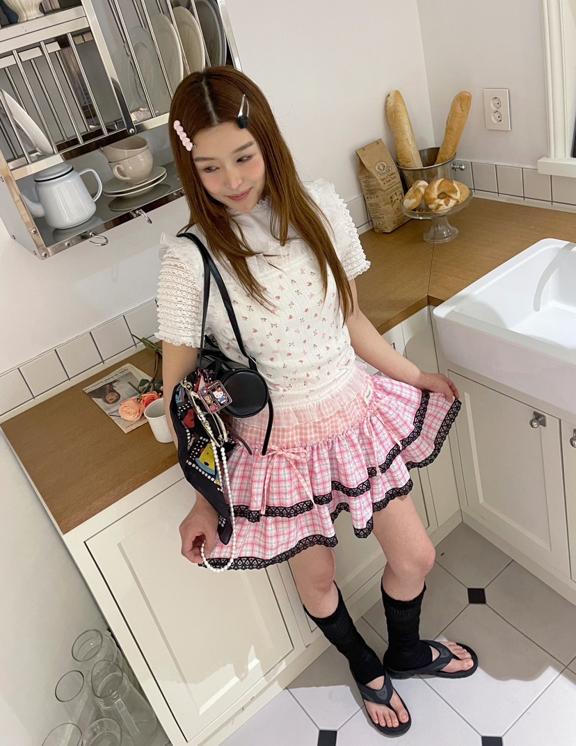 BOUTIQUE-L東大門㊣實拍女士新款真品25春夏人氣職業推薦短裙BOUTIQUE-L短裙