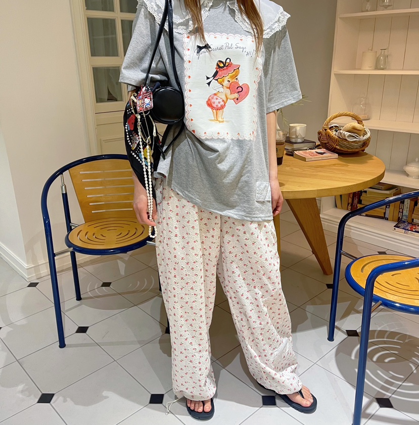 BOUTIQUE-L韓國代購㊣女裝新款休閑職業真品時尚25春夏休閑褲BOUTIQUE-L休閑褲