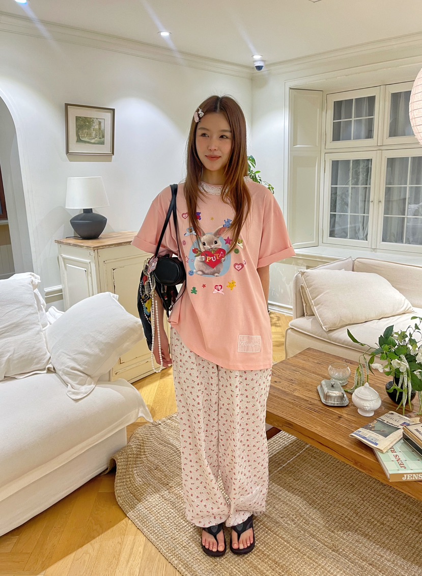 BOUTIQUE-L韓國代購㊣女裝新款休閑職業真品時尚25春夏休閑褲BOUTIQUE-L休閑褲