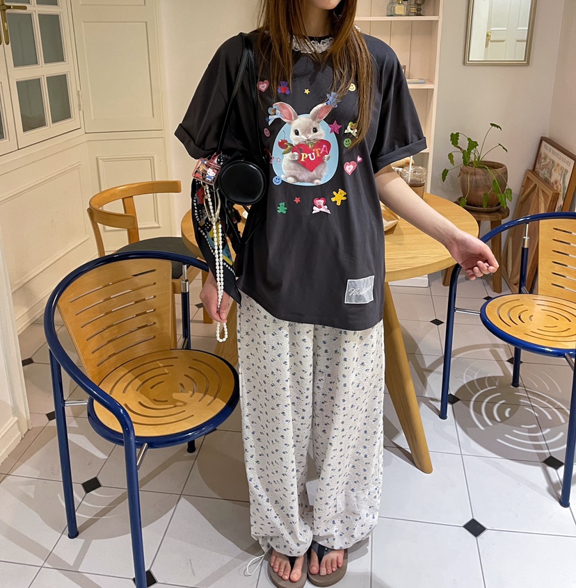 BOUTIQUE-L韓國代購㊣女裝新款休閑職業真品時尚25春夏休閑褲BOUTIQUE-L休閑褲