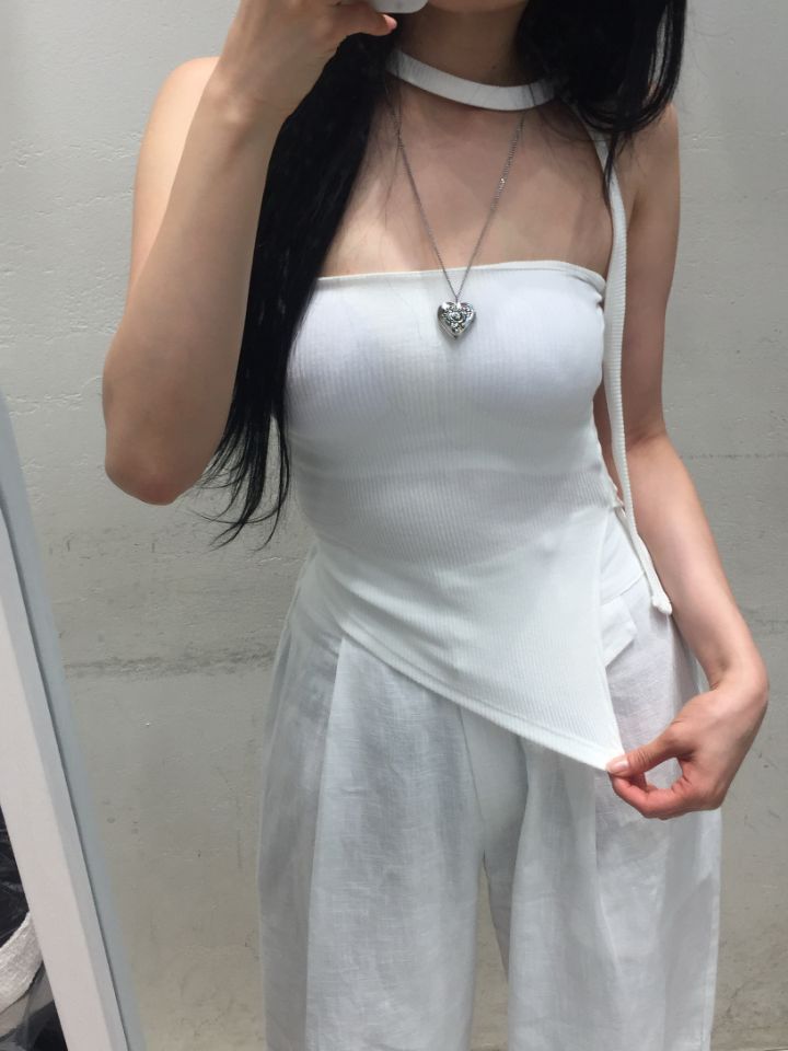 mars東大門㊣代購女裝新品熱賣25春夏休閑人氣吊帶背心含脖帶mars吊帶/背心