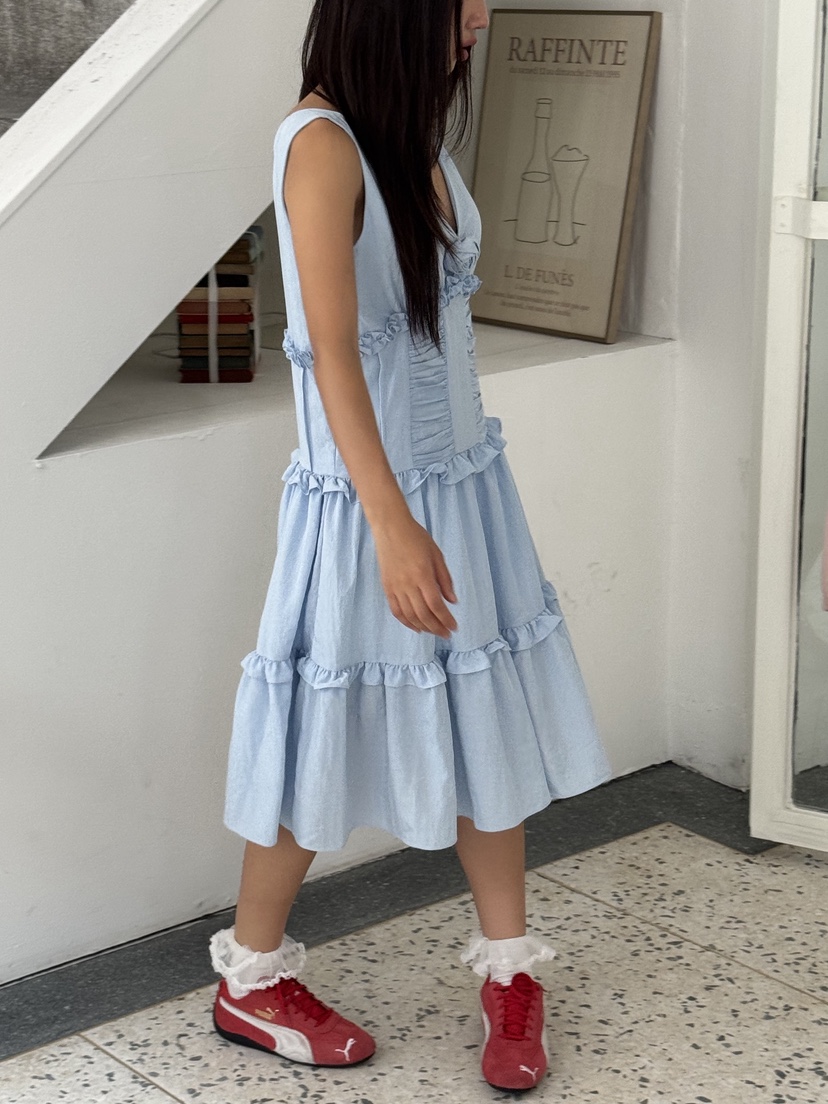 SUNDER MARKET東大門㊣實拍女裝新品人氣25春夏熱賣連衣裙SUNDER MARKET連衣裙