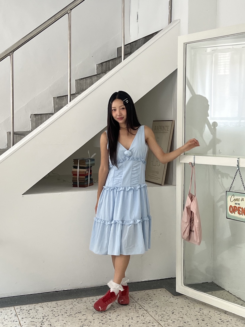 SUNDER MARKET東大門㊣實拍女裝新品人氣25春夏熱賣連衣裙SUNDER MARKET連衣裙