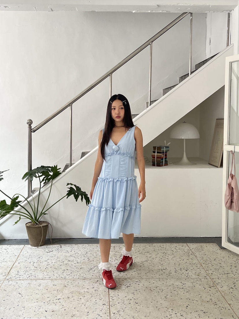 SUNDER MARKET東大門㊣實拍女裝新品人氣25春夏熱賣連衣裙SUNDER MARKET連衣裙