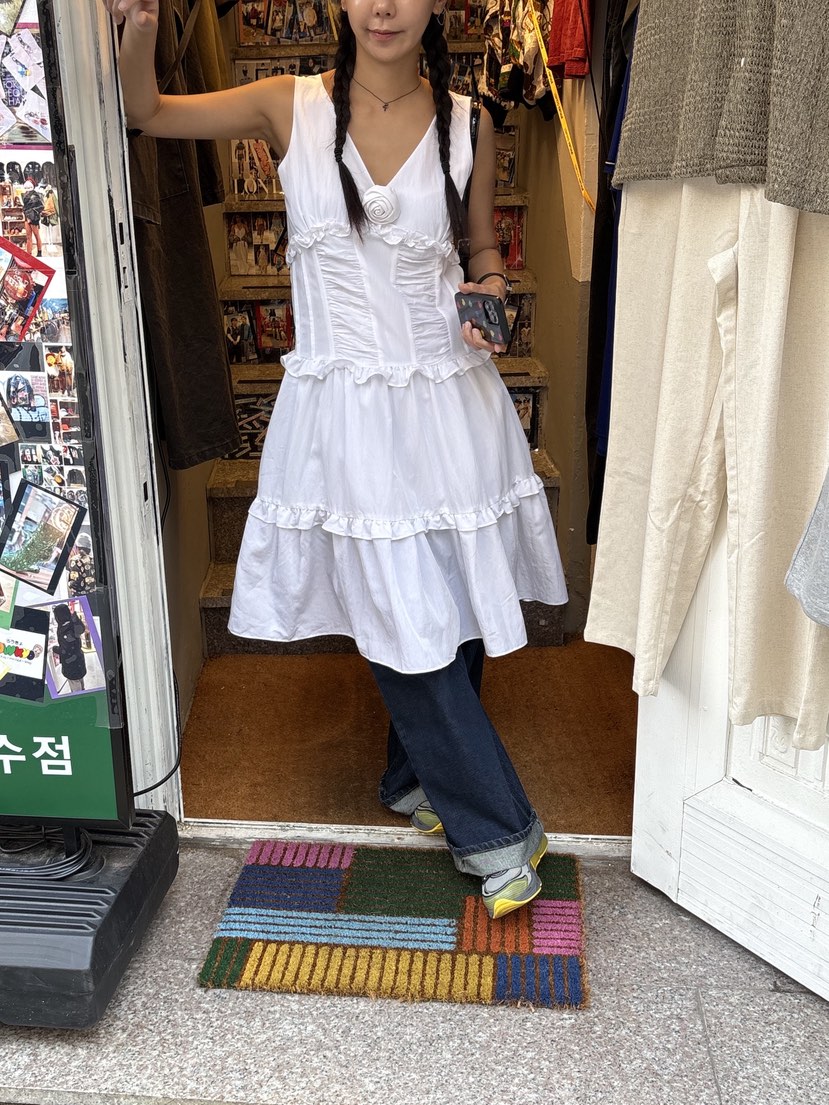 SUNDER MARKET東大門㊣實拍女裝新品人氣25春夏熱賣連衣裙SUNDER MARKET連衣裙