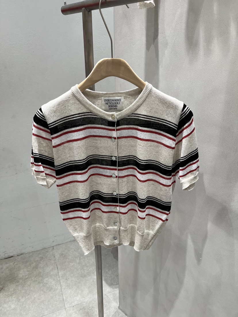 EVERCOMMERCE METICULOUSLY DESIGNED東大門㊣直郵女裝新品熱賣針織衫亞麻EVERCOMMERCE METICULOUSLY DESIGNED針織衫圖色2