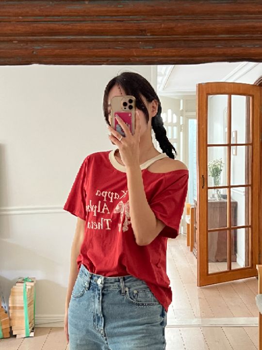 HEY/TO SEWING韓國代購㊣女士新品職業人氣真品休閑推薦T恤BY HEY/TO SEWINGT恤