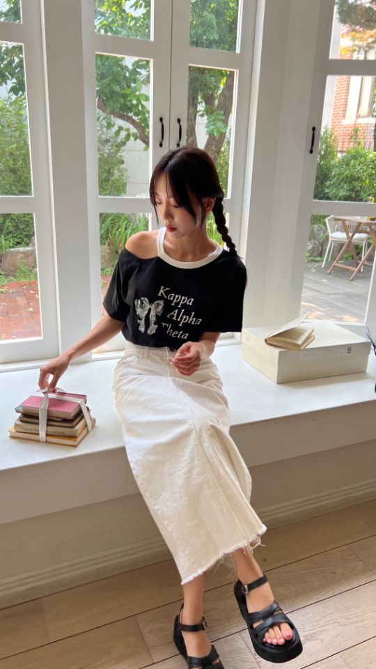 HEY/TO SEWING韓國代購㊣女士新品職業人氣真品休閑推薦T恤BY HEY/TO SEWINGT恤