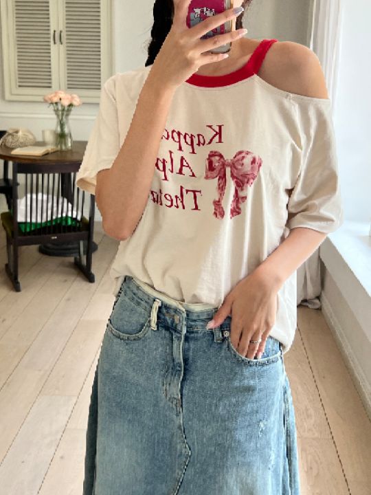 HEY/TO SEWING韓國代購㊣女士新品職業人氣真品休閑推薦T恤BY HEY/TO SEWINGT恤圖色4