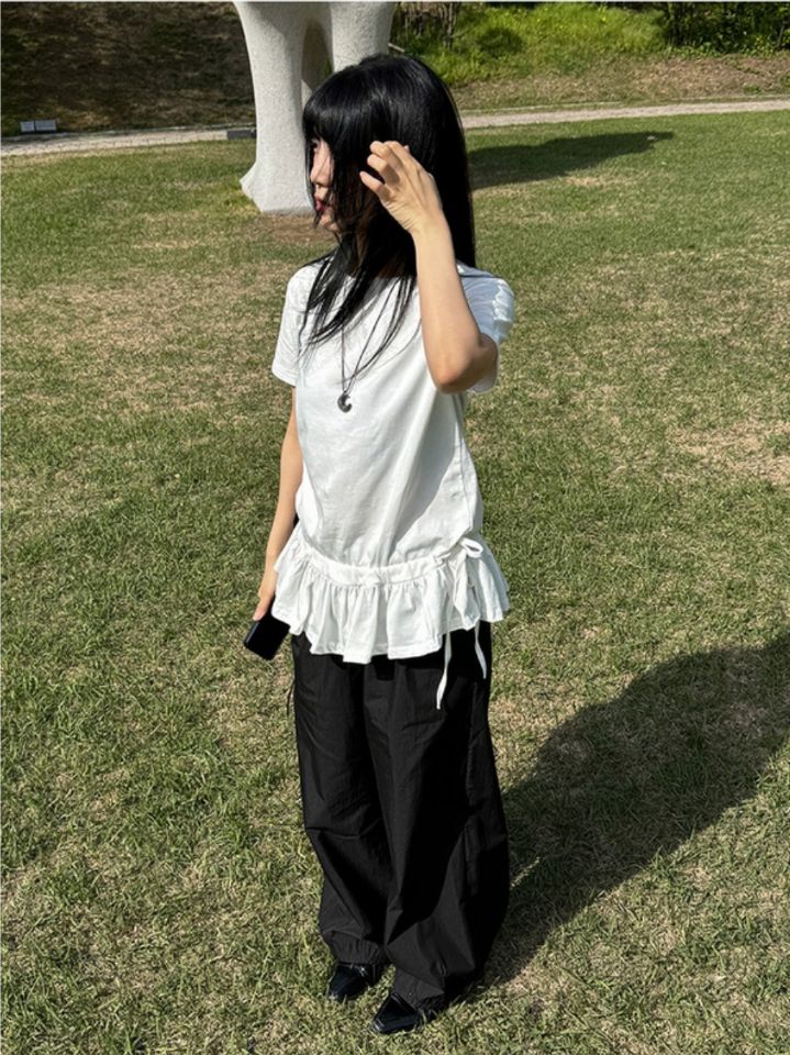 LIVE FOREVER東大門㊣直郵女裝新款人氣時尚休閑真品休閑褲LIVE FOR_EVER休閑褲