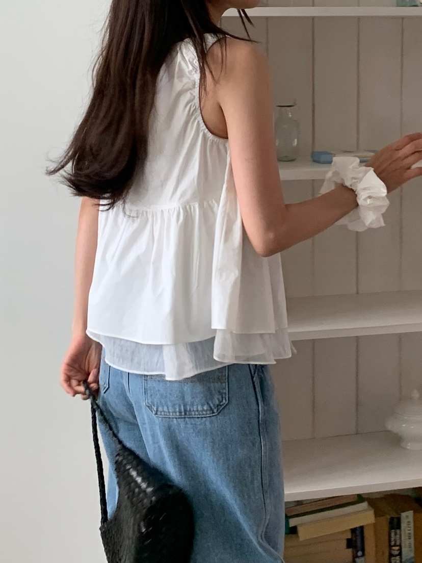 BLEECKER東大門㊣直郵女裝新款職業時尚人氣休閑熱賣吊帶背心BLEECKER吊帶/背心