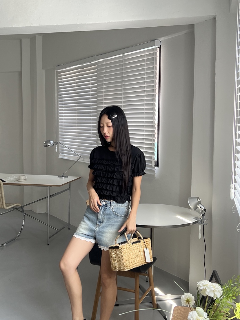 SUNDER MARKET東大門㊣實拍女士新品休閑熱賣真品時尚推薦T恤SUNDER MARKETT恤