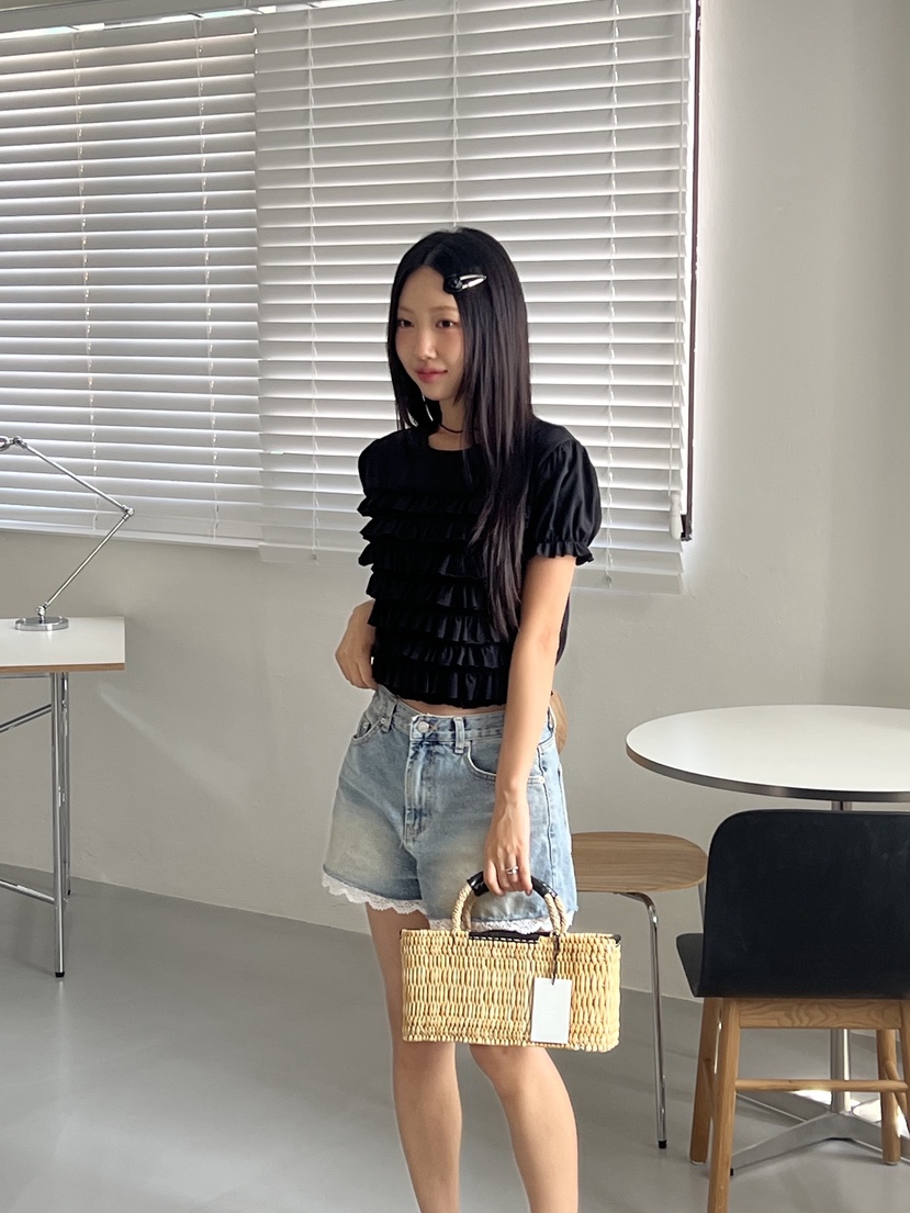 SUNDER MARKET東大門㊣實拍女士新品休閑熱賣真品時尚推薦T恤SUNDER MARKETT恤