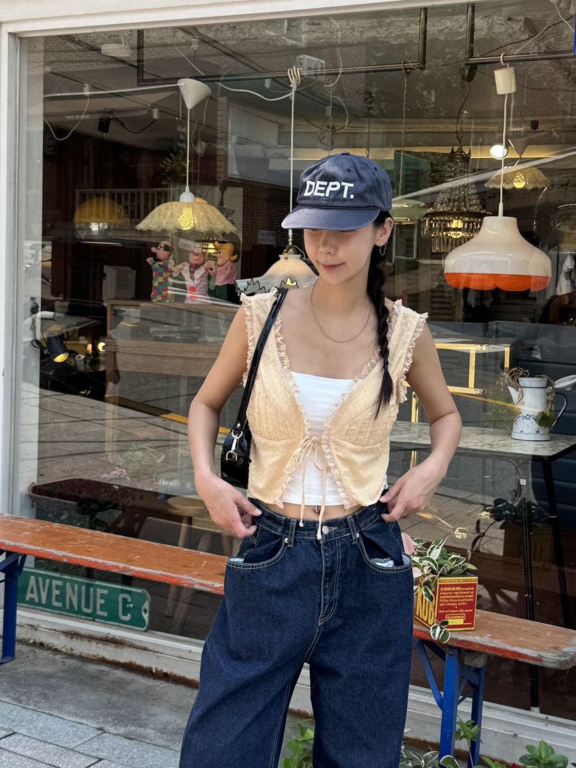 SUNDER MARKET韓國代購㊣女士新品時尚推薦人氣熱賣吊帶背心SUNDER MARKET吊帶/背心