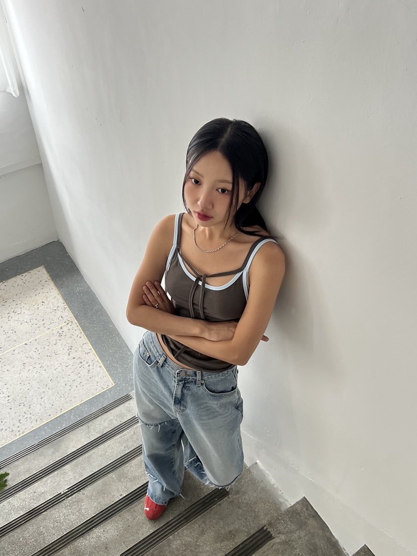 SUNDER MARKET韓國代購㊣女裝新款真品推薦人氣熱賣吊帶背心SUNDER MARKET吊帶/背心