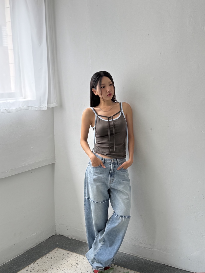 SUNDER MARKET韓國代購㊣女裝新款真品推薦人氣熱賣吊帶背心SUNDER MARKET吊帶/背心圖色2