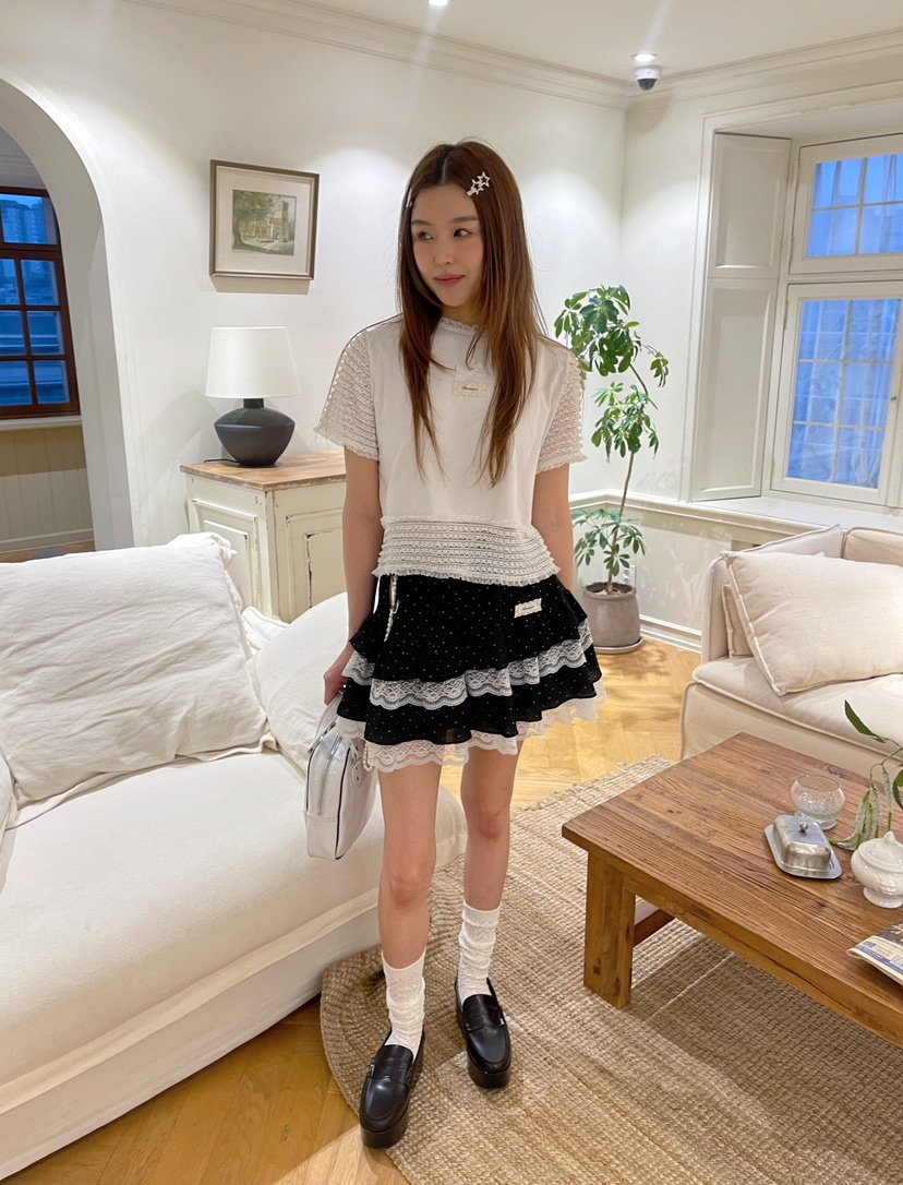 BOUTIQUE-L東大門㊣代購女士新款真品休閑25春夏推薦熱賣T恤BOUTIQUE-LT恤