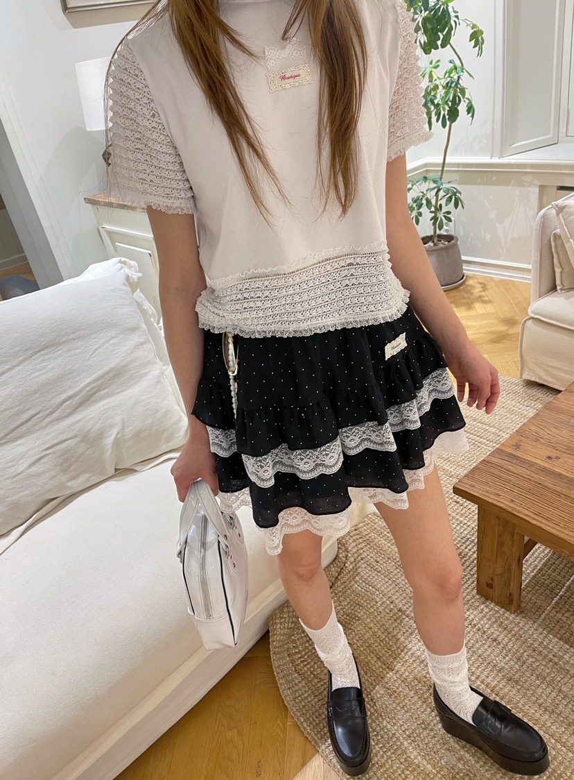 BOUTIQUE-L東大門㊣代購女士新款真品休閑25春夏推薦熱賣T恤BOUTIQUE-LT恤