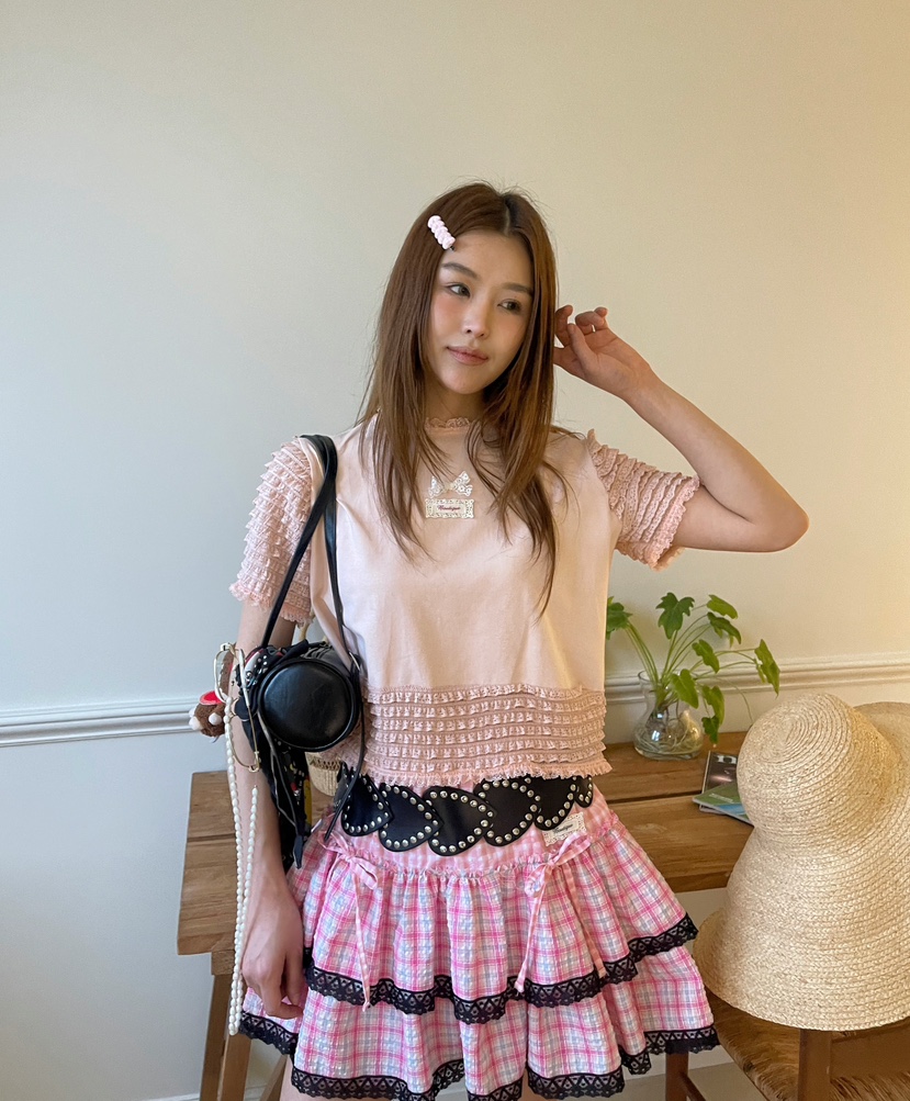 BOUTIQUE-L東大門㊣代購女士新款真品休閑25春夏推薦熱賣T恤BOUTIQUE-LT恤