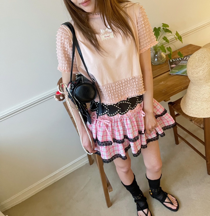 BOUTIQUE-L東大門㊣代購女士新款真品休閑25春夏推薦熱賣T恤BOUTIQUE-LT恤