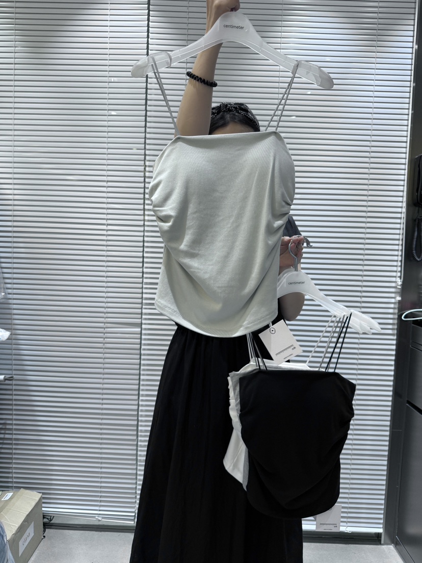CM韓國直郵㊣女士新款時尚25春夏熱賣真品推薦人氣吊帶背心CM吊帶/背心圖色2