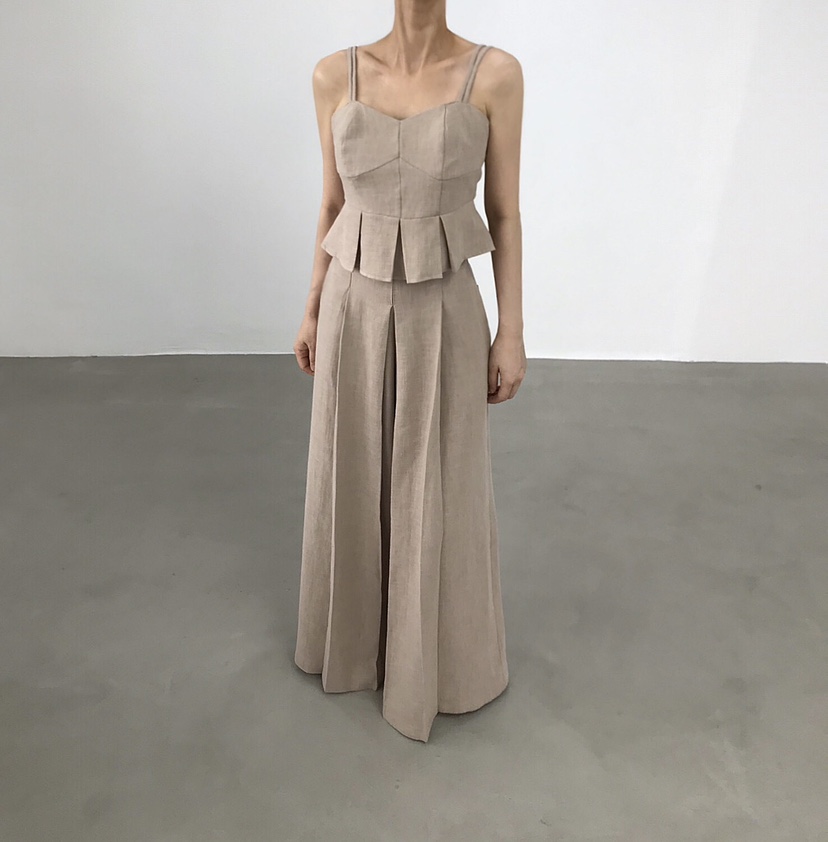 2TWO MOON韓國直郵㊣女裝新品時尚熱賣25春夏休閑真品休閑褲2TWO MOON休閑褲
